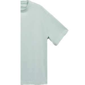 Camisetas Casuales de Punto Transpirables y Ecológicas al por Mayor para Hombre, Talla Grande, 100% Algodón Orgánico con Logotipo Frontal - Product Image 5