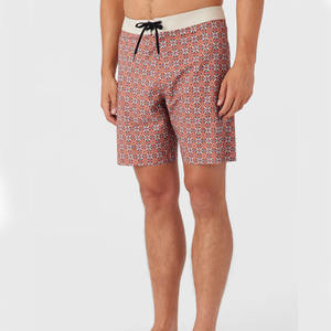 Shorts de plage pour hommes en gros, personnalisés, écologiques, à cordon de serrage, décontractés, à taille élastique, respirants, à séchage rapide, shorts de surf - Product Image 3