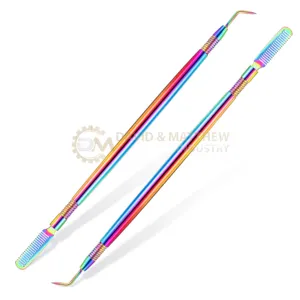 อุปกรณ์แยกขนตาสแตนเลสอุปกรณ์ยกขนตาเครื่องมือต่อขนตาปลายแหลมแบบมืออาชีพ - Product Image 1