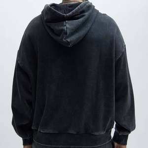 Sweats à capuche pour hommes personnalisés, sweats à capuche surdimensionnés, sweats à capuche vintage délavés à l'acide, fabricants de sweats à capuche streetwear pour hommes - Product Image 2