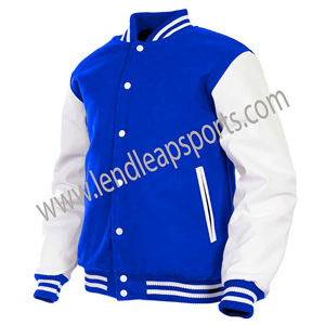 Chaqueta Varsity de Lana con Cuello Alto y Logotipo Personalizado, Bordada, Negra, para Parejas, Chaqueta Universitaria de Béisbol para Hombre - Product Image 1