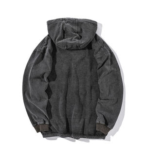 OEM Wholesale Custom Made Plained Sweats <b>Men's</b> Acid Wash Hoodies High Quality with Customized Colors Size and logo Hoodies - Product Image 5