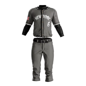 Camisetas de Béisbol Personalizadas al por Mayor de Buena Calidad y Nuevo Diseño, Ropa de Softbol de Secado Rápido, Uniformes de Béisbol Estampados por Sublimación para Hombre - Product Image 3