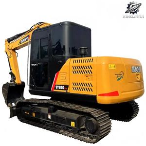 Excavadora Usada Sany SY95C de 9.5 Toneladas con Cucharón de 0.4m³, Marca China Original, Excavadora Pequeña de Orugas para Construcción, Bajo Número de Horas, Certificación CE - Product Image 1