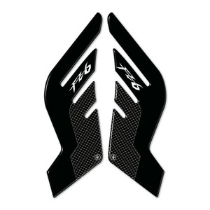 Adesivi Decorativi Laterali per Serbatoio Moto in Resina 3D Impermeabili con Logo Yamaha FZ6 Fazer - Product Image 2