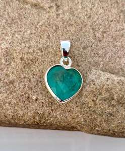 จี้ทัวร์มาลีนสีเงินสเตอร์ลิง925จี้ผู้หญิงสวยจี้เงิน - Product Image 1