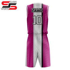 Uniformes de basket-ball personnalisables unisexe de haute qualité pour adultes, couleur unie avec logo, nom de l'équipe, taille plus, uniforme pour adultes - Product Image 2