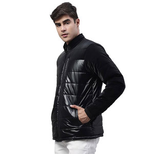 Abrigo de moda para hombre, tendencia brillante, bombardero de invierno grueso, chaqueta de hombre acolchada brillante hecha en Pakistán - Product Image 2