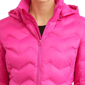 Nouvelles vestes respirantes pour femmes fabricant/veste universitaire OEM coupe-vent à capuche coupe ajustée pour femmes - Product Image 5