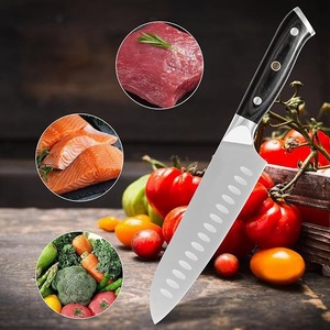 Venta al por mayor personalizado de alta calidad hecho a mano superior profesional de acero inoxidable cuchillo de Chef mango de madera natural DIY OEM ODM servicio - Product Image 2