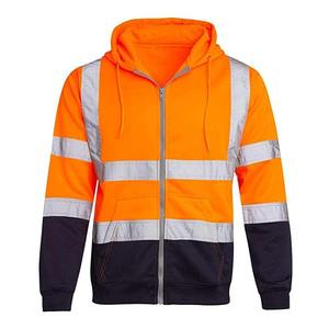 Sudaderas con capucha de alta visibilidad duraderas Ropa DE TRABAJO impermeable con características reflectantes Logotipo personalizable Sudaderas con capucha de alta visibilidad - Product Image 5