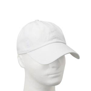 Gorra de béisbol clásica Algodón suave Tamaño ajustable Blanco 100% Algodón Lavable Tamaño ajustable - Product Image 1