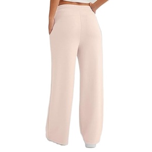 Pantalones acampanados de mujer con logotipo personalizado, pantalones acampanados de cintura media informales de algodón Original de alta calidad de gran tamaño, Nurak 2025 - Product Image 3