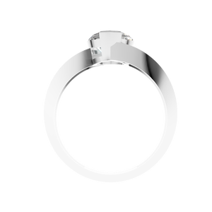 Bague de mariage de luxe en or massif 14 carats avec moissanite taille marquise sertie à griffes pour homme et femme, idéale pour les fiançailles et les soirées, bijoux raffinés - Product Image 4