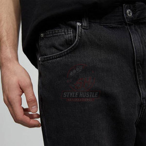 Pantalones de Hombre al por Mayor de Estilo Único para Venta en Línea, Lavados, Personalizados con su Propio Diseño, Transpirables, Pantalones Vaqueros Holgados para Hombre - Product Image 4