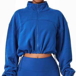 Pull-over surdimensionné à manches longues en coton pour femme, vêtement unisexe de haute qualité avec Logo personnalisé - Product Image 1