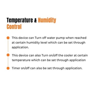 Enfriador de trabajo automático con aires acondicionados de refrigeración para interiores, Enfriador de aire de CA con agua pulverizada de evaporación, con WiFi remoto - Product Image 2