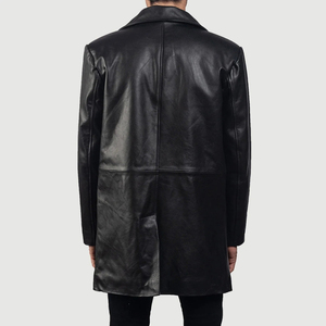 2025 hommes Design de mode nouveauté veste en cuir pour hommes vestes en cuir Pu qualité supérieure veste en cuir de vachette - Product Image 6
