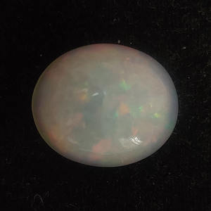 Opale éthiopienne naturelle, 20x16mm, cabochon ovale, 16.25 carats, opale véritable, pour bijoux, plein de feu, opale blanche, pierres précieuses - Product Image 2