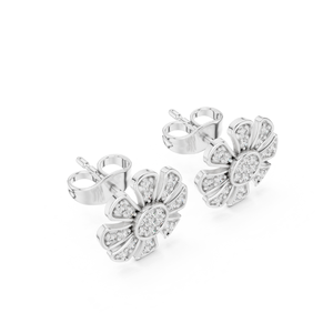 Boucles d'oreilles élégantes en diamant de fantaisie taille ronde cultivées en laboratoire bijoux en diamant certifiés IGI pour les femmes vêtements de mariée ou de fête - Product Image 4