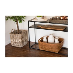 Rattan <b>basket</b> with attached handle Handmade Storage <b>Basket</b> Wholesale eco-friendly Made in Viet Nam - Product Image 4