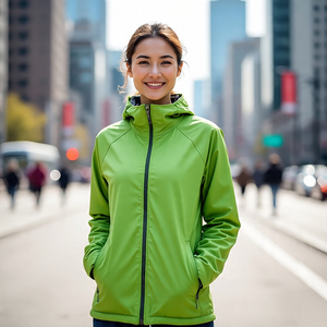 Otoño Invierno mujer Softshell Camping chaquetas a prueba de viento Trekking chaqueta señoras Stand Collar Soft Shell Coat - Product Image 3