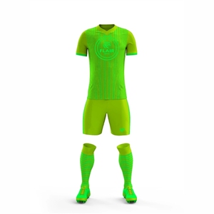 <b>Best</b> Quality 100% Polyester Soccer Jersey Uniform Sets Custom Design Automated Cutting Breathable Comfort OEM Service Available - Product Image 4