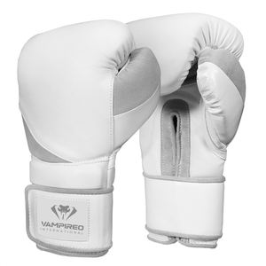 Gants de boxe toutes couleurs pour adultes Design professionnel à lacets avec logo personnalisé Matériau en cuir véritable Guantes de boxeo HS VI - Product Image 1