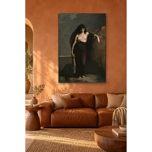 Fida Sappho sur le rocher par Mengin, impression sur toile - Product Image 5