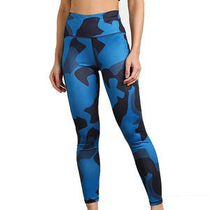 Mallas deportivas de alta calidad para mujer, mallas deportivas personalizadas de compresión suave de cintura alta, mallas de Yoga de secado rápido para mujer - Product Image 3