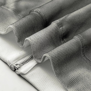 เสื้อฮู้ดมีซิปแบบมีซิปสำหรับผู้ชายผ้าฟลีซน้ำหนักมากโลโก้ตามสั่งแนวสตรีทแวร์ - Product Image 6