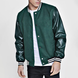 New Private Label Varisty <b>Jacket</b> for Men and Custom Logo Quick Dry Oversize High Quality Versity Leatherman <b>Jackets</b> - Product Image 1