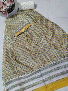 Chander-Bloque de seda estampado hecho a mano, materiales de vestir para Diseñadores de ropa para reventa y para tienda de tela con pequeños motivos. - Product Image 4