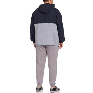 Veste d'hiver personnalisée pour homme en cuir et toile, col montant, imperméable, coupe-vent, respirante, avec impression en relief - Product Image 4