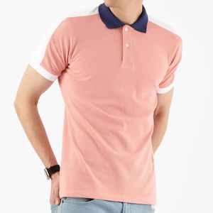 Hi Visibility Hombres Polos Alto rendimiento 100% Algodón Logotipo personalizado Patrón sólido Casual Street wear Polo Camiseta para hombres - Product Image 4