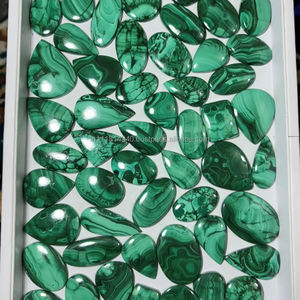 Cabochon de malachite naturelle de qualité supérieure pierre en vrac de haute qualité pour la fabrication de bijoux prix de gros - Product Image 2