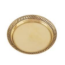 Bandeja de latón Rectangular con bordes curvos, bandeja para servir, decorativa dorada para el hogar, hotel, restaurante, boda, comedor, bandeja para servir - Product Image 5
