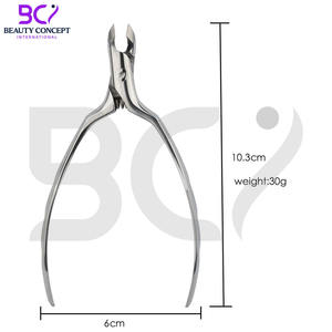 Coupe-cuticules en acier inoxydable avec lame courbée - Outil professionnel durable pour les soins des ongles des mains et des pieds, coupe-peaux mortes et callosités - Product Image 5