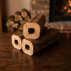 Briquetas de Madera de Pini Kay Premium con Orificio Central, Combustible de Alta Temperatura, Leños Ecológicos para Chimenea - Product Image 2