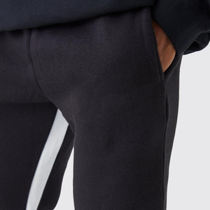 Track Sweat Pants 100% Cotton French Terry Unisex Double Waist Straight Flare Sweatpants <b>for</b> <b>Men</b> Loose <b>Trousers</b> Blank Wide Leg - Product Image 3