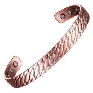 Stylish Healing Copper Fashion <b>Bracelets</b> Braided and Textured Detailing Bangles for Wellness and Fashion - Product Image 6