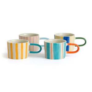 Tasses à café en céramique de luxe de qualité supérieure, logo personnalisé, ensemble de tasses multicolores, boîte-cadeau, capacité personnalisée allant au lave-vaisselle et au micro-ondes - Product Image 6