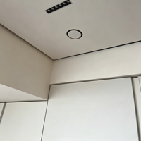 Diffuseur de plafond rond sans cadre de 160 mm, grille d'aération encastrable sans bordure pour grandes pièces