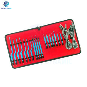 Juego de pinzas bipolares reutilizables de 20 piezas y pinzas de coagulación, instrumento quirúrgico manual con estuche de esterilización - Product Image 2