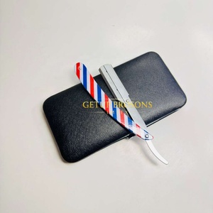 Single <b>Blade</b> Stainless Steel Men's Wet Shaving Professional Safety <b>Razor</b> multi color design Spine Customizable Private Label - Product Image 2