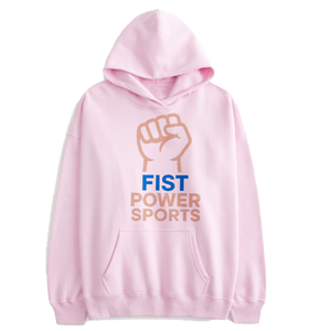 Sudadera con Capucha Clásica Rosa de Talla Grande, Bordada, de Alta Calidad, Mezcla de Algodón y Felpa, con Bolsillo Tipo Canguro, Sin Cordón - Product Image 2