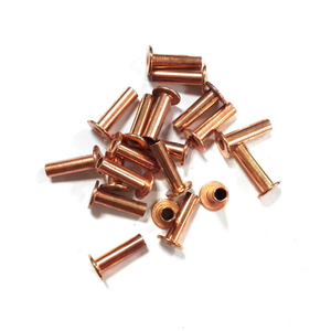 Rivet tubulaire en laiton pleine taille, rivet creux pour garniture de frein - Product Image 1