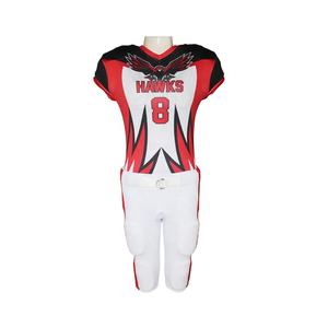 Uniforme de Fútbol Americano de Manga Corta de Secado Rápido y Alta Calidad, Anti-UV, 100% Poliéster, Sublimación Personalizada, Servicio OEM al por Mayor - Product Image 1