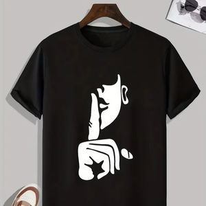 เสื้อยืดคอกลมลำลองแขนสั้นสำหรับผู้ชาย, เสื้อยืดผ้าฝ้าย100% สีขาวทึบขนาดพิเศษคอลเลคชั่นฤดูร้อน260กรัมเนื้อผ้าจำนวนมาก - Product Image 1