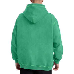 Sudadera de lavado ácido con estilo personalizable de alta calidad para hombre, Sudadera con capucha desgastada cómoda a la moda, técnicas bordadas para invierno - Product Image 3